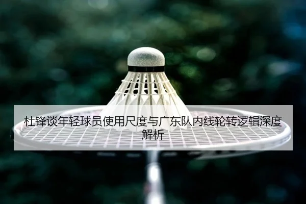 杜锋谈年轻球员使用尺度与广东队内线轮转逻辑深度解析